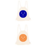 Feelings gym bag, blue - ochre Feelings gym bag, blue - ochre