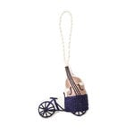 Copenhagen embroidered ornament, Christiania Bike