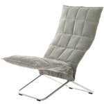 Armchairs & lounge chairs, K chair, narrow, tubular base, stone/black, Beige