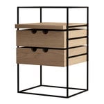 Karakter Cache desk organizer, oak - jet black