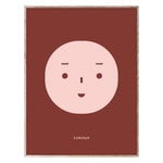 Posters, Curious Feeling poster, 30 x 40 cm , Red