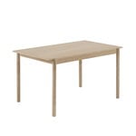 Ruokapöydät, Linear Wood pöytä 140 x 85 cm, tammi, Luonnonvärinen