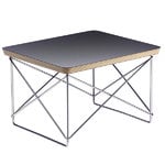Eames LTR Occasional table, black - chrome