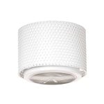 Flush ceiling lights, G13 ceiling/wall lamp, small, white, White