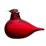 Glaskunst, Birds by Toikka Little Tern, Cranberry, Rot