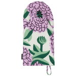 Pieni Primavera oven mitten, off white-violet-green Pieni Primavera oven mitten, off white-violet-green
