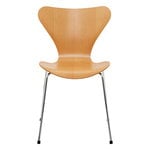 Dining chairs, Series 7 3107 chair, chrome - oregon pine veneer, Brown