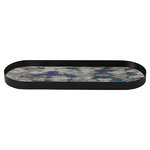 Vassoio Coupled ovale, grande, blu Vassoio Coupled ovale, grande, blu