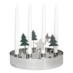 Klong Jubel Advent candleholder/vase, stainless steel