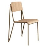 Dining chairs, Petit Standard chair, clay - matt lacquered oak, Brown