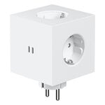 Avolt Square 2 USB-C wall socket extender, opal white, Avolt x Martinelli Luce