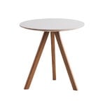 Hay CPH20 round table 50 cm, lacquered oak - grey lino