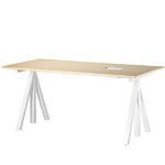 String Works height adjustable work desk, 180 cm, ash String Works height adjustable work desk, 180 cm, ash
