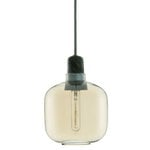 Pendant lamps, Amp pendant, small, gold - green, Gold