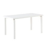 Aalto table 81A, all white Aalto table 81A, all white