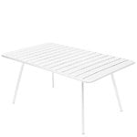 Patio tables, Luxembourg table, 165 x 100 cm, cotton white, White