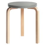 Stools, Aalto stool 60, grey - birch, Gray