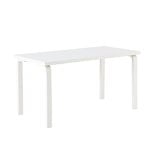 Aalto table 82B, all white Aalto table 82B, all white