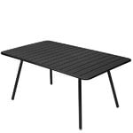 Patio tables, Luxembourg table, 165 x 100 cm, liquorice, Black