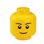 Storage containers, Lego Storage Head container, S, Boy, Yellow