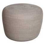 Circle footstool, small, conic, taupe