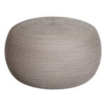 Patio chairs, Circle footstool, large, round, taupe, Beige