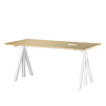 String Works height adjustable work desk, 140 cm, oak String Works height adjustable work desk, 140 cm, oak