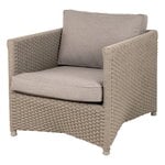 Outdoor sofas, Diamond lounge chair, taupe, Gray