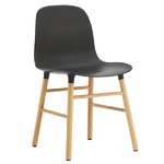 Form chair, black - oak Form chair, black - oak