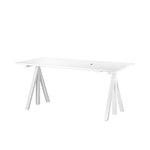 String Works height adjustable work desk, 120 cm, white String Works height adjustable work desk, 120 cm, white