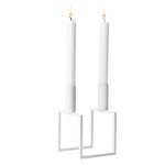 Line candleholder, white