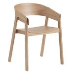 Dining chairs, Cover armchair, oak, Natural