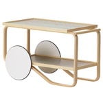 Aalto tea trolley 901 ColoRing, red - turquoise Aalto tea trolley 901 ColoRing, red - turquoise