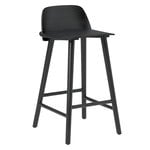 Nerd bar stool, low, black Nerd bar stool, low, black