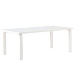 Aalto table 86A, all white Aalto table 86A, all white