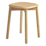 Soft Edge 72 stool, lacquered oak