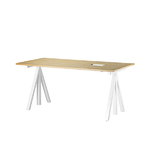 String Works height adjustable work desk, 120 cm, oak String Works height adjustable work desk, 120 cm, oak