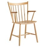 Dining chairs, J42 chair, lacquered oak, Natural