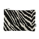 Toiletry & makeup bags, Zebra pouch, small, Black & white