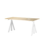String Works height adjustable work desk, 120 cm, ash String Works height adjustable work desk, 120 cm, ash