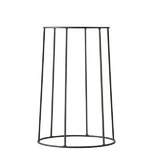 Wire jalusta, keskikokoinen, musta Wire jalusta, keskikokoinen, musta