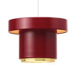 A201 pendant, dark red - brass A201 pendant, dark red - brass