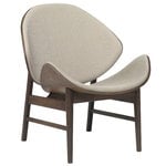 Armchairs & lounge chairs, The Orange lounge chair, smoked oak - grey, Gray