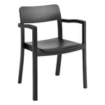 Dining chairs, Pastis armchair, black, Black