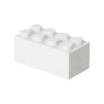 Burkar och askar, Lego Mini Box 8, vit, Vit