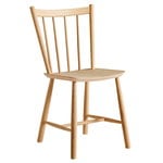 Ruokapöydän tuolit, J41 tuoli, lakattu tammi, Luonnonvärinen