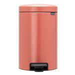 newIcon pedal bin, terracotta pink newIcon pedal bin, terracotta pink