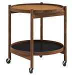 Kitchen carts & trolleys, Bølling tray table 50 cm, oiled walnut - clay, Brown