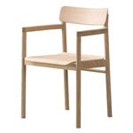 Dining chairs, Post armchair, oiled oak, Natural