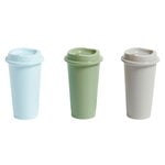 HAY Paquet coffee cups, set of 3, blue